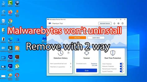 cant remove malwarebytes Solved .